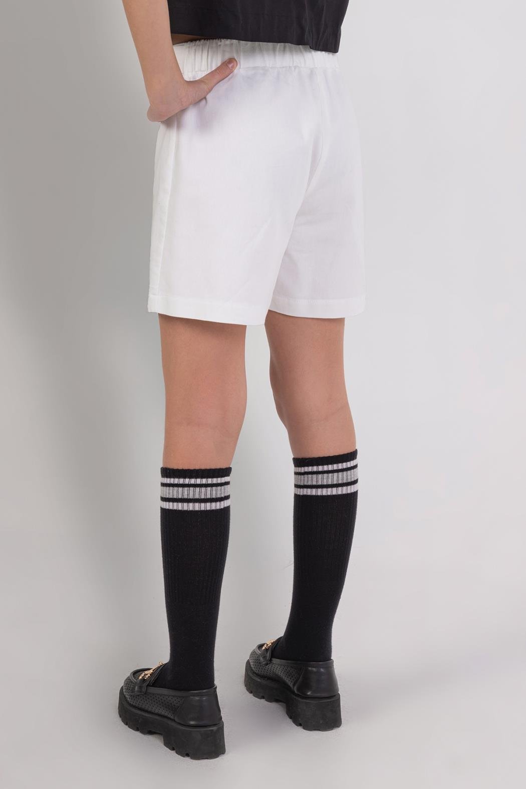 Dmb Kız Çocuk Şort Etek 9-14 Yaş Ekru