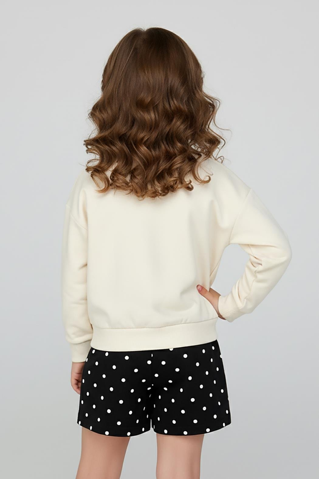 Dmb Kız Çocuk Şort Etekli Takım 4-9 Yaş Siyah