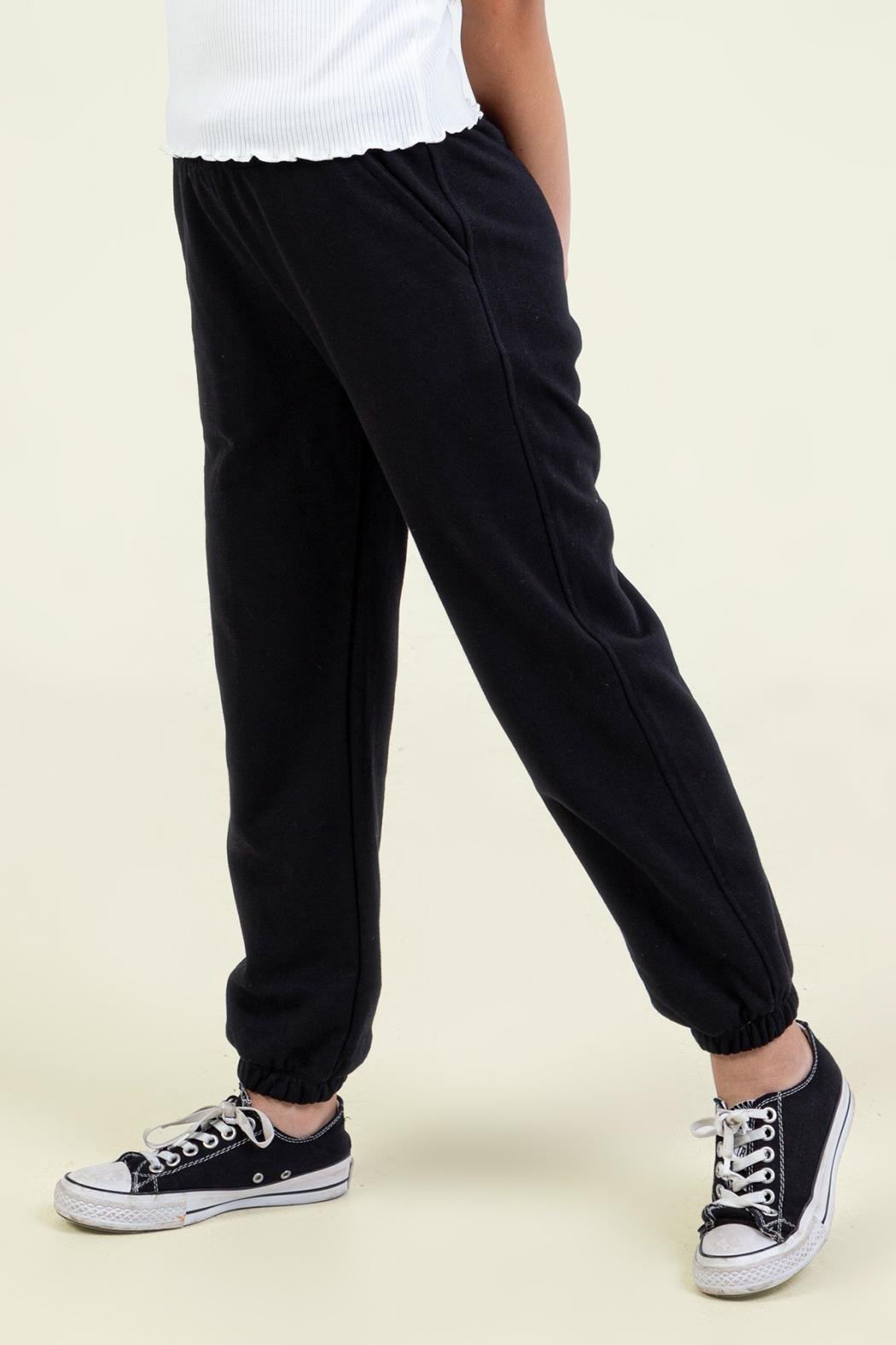 Dmb Kız Çocuk Tek Alt 7-15 Yaş Siyah