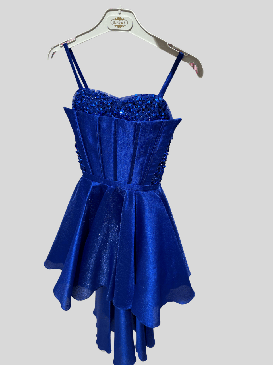 Erkut Kız Çocuk Abiye Elbise 10-15 Yaş Saks