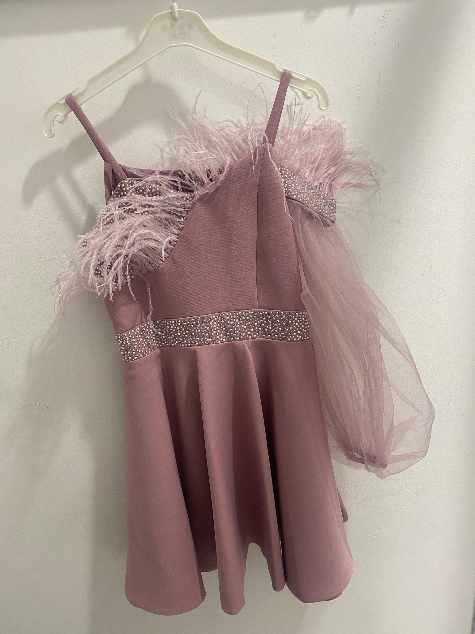 Erkut Kız Çocuk Abiye Elbise 10-15 Yaş Lila