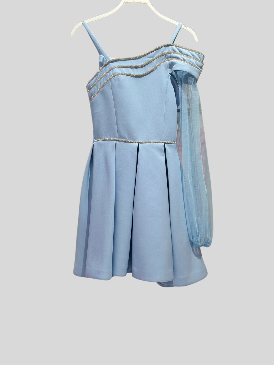 Erkut Kız Çocuk Abiye Elbise 10-15 Yaş Mavi