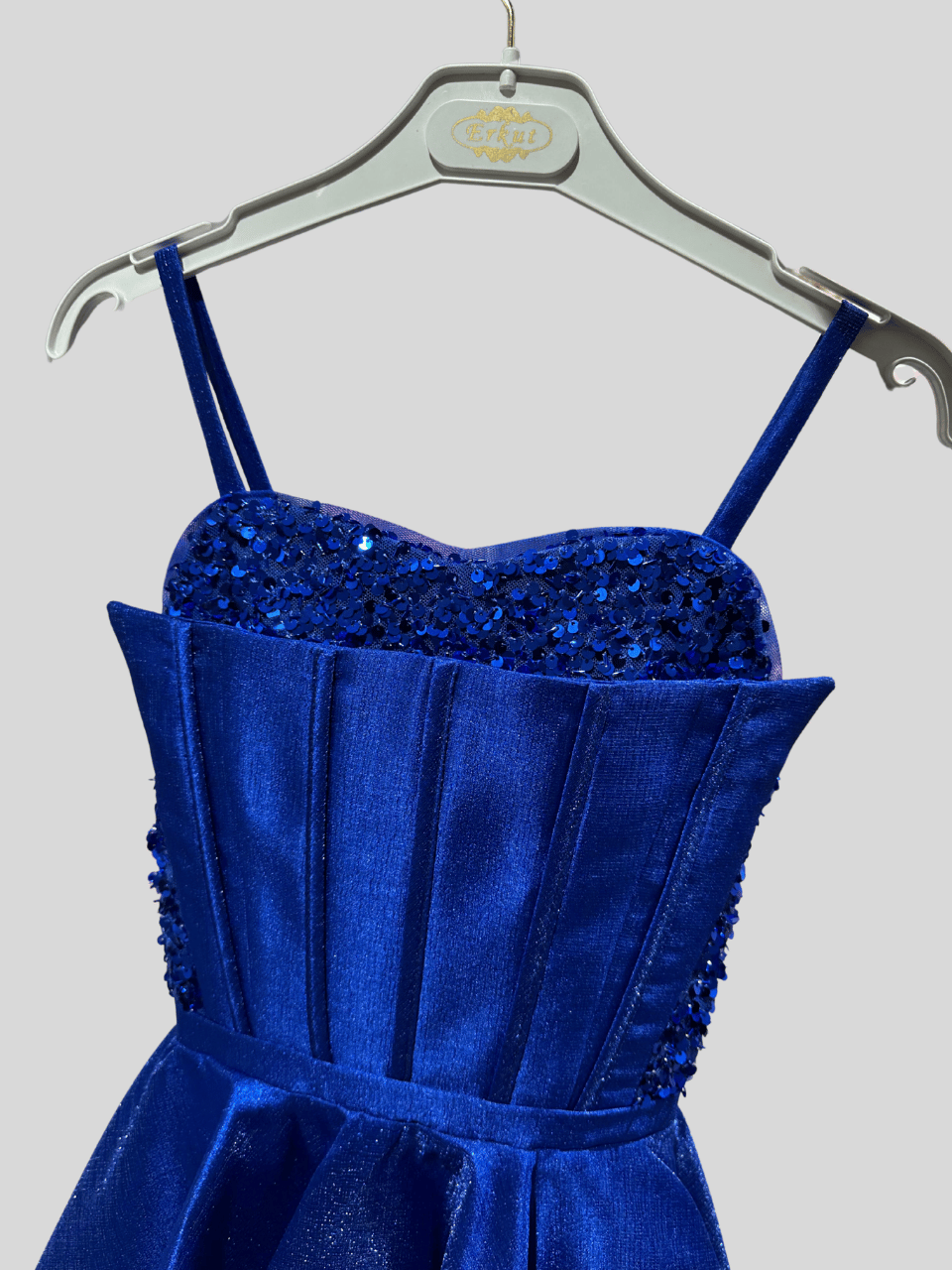 Erkut Kız Çocuk Abiye Elbise 10-15 Yaş Saks