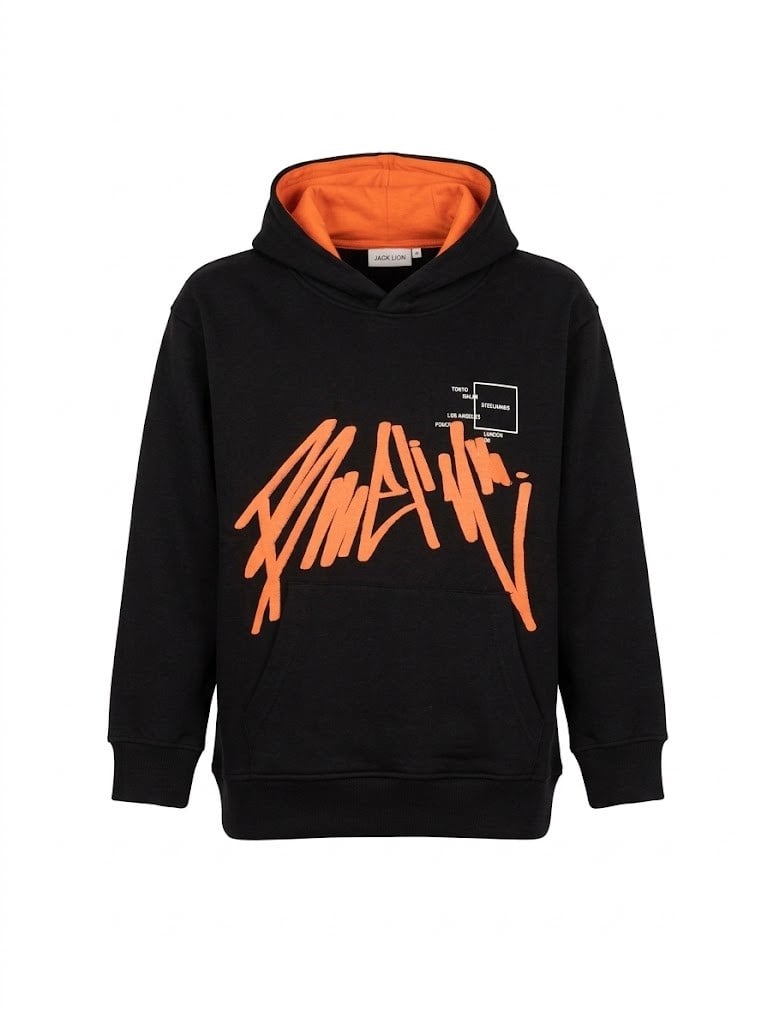 Escabel Erkek Çocuk Sweatshirt 9-14 Yaş Siyah
