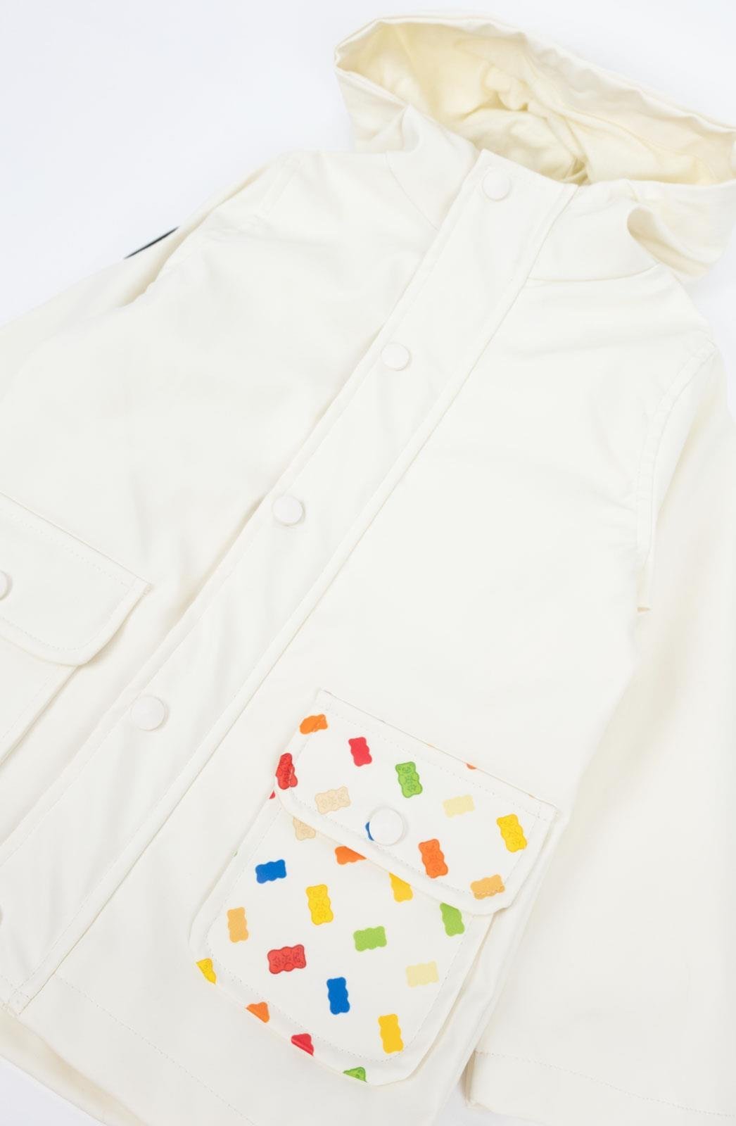 Haribo Kız Çocuk Baskılı Yağmurluk 4-10 Yaş KREM