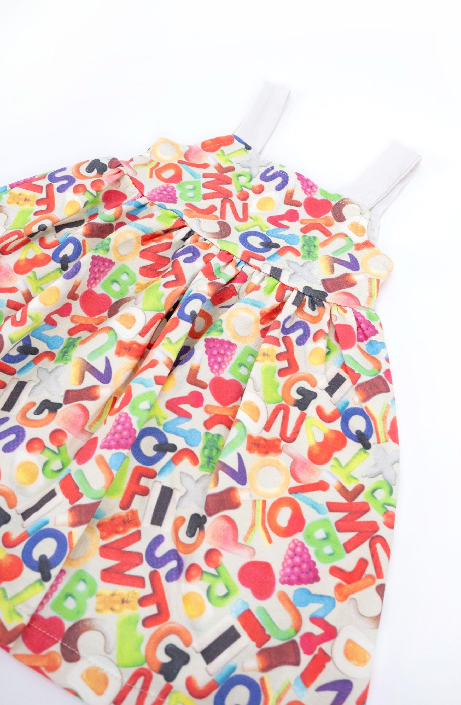 Haribo Kız Çocuk Elbise 2-8 Yaş Pudra