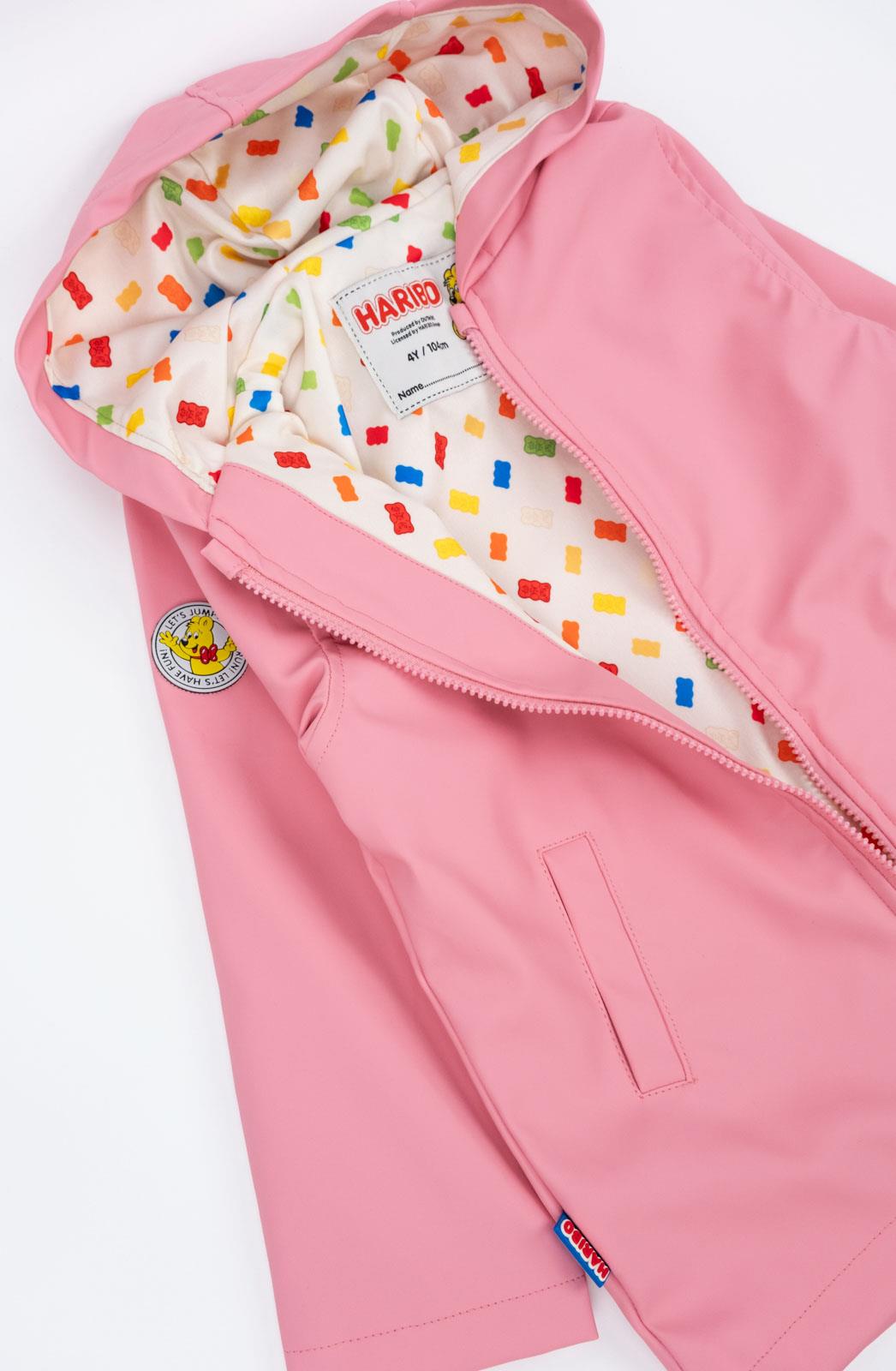 Haribo Kız Çocuk Yağmurluk 4-10 Yaş PEMBE