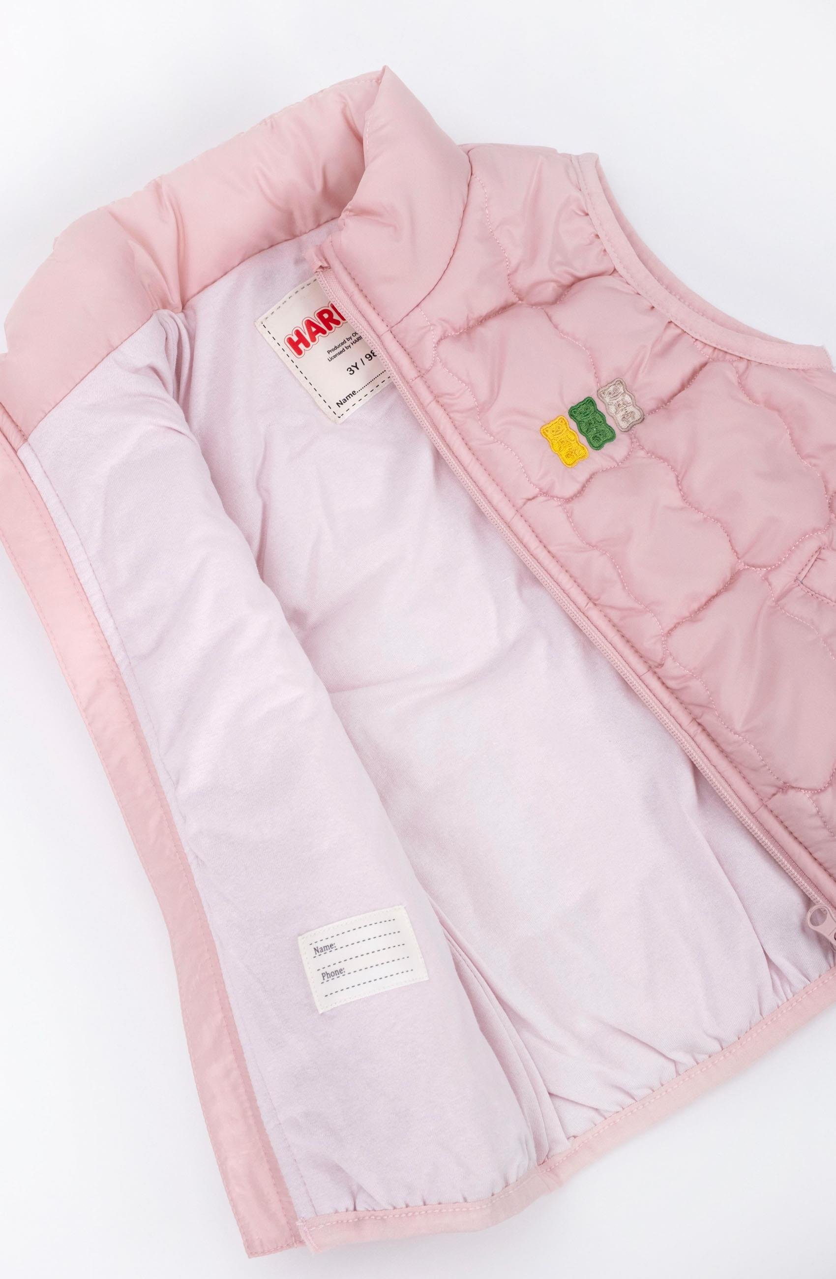 Haribo Kız Çocuk Yelek 3-8 Yaş Pembe