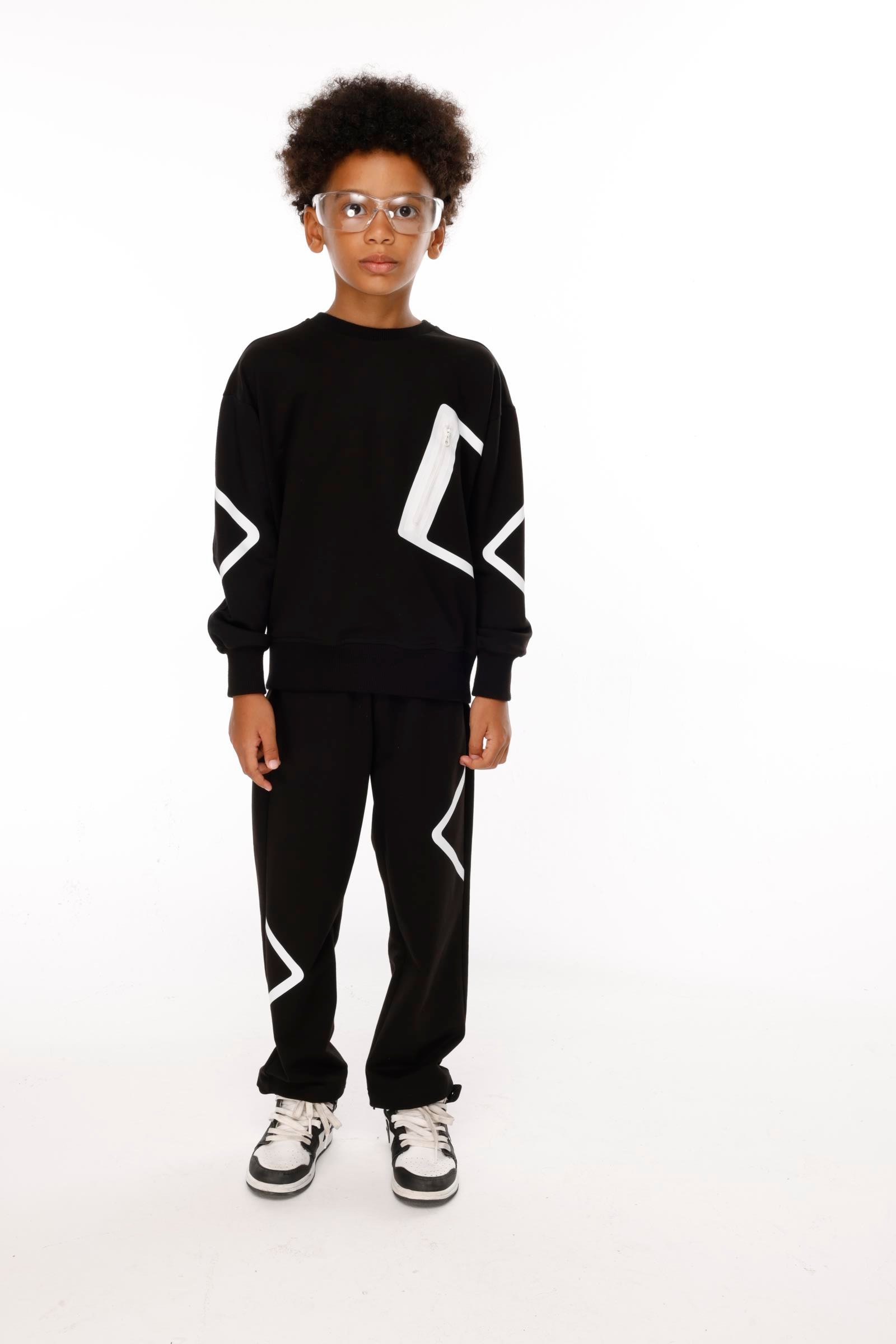 Jena Erkek Çocuk Eşofman Takım 9-14 Yaş SİYAH