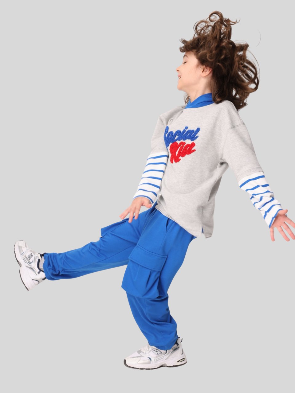 Jena Erkek Çocuk Körük Cepli Eşofman Altı 3-8 Yaş Mavi