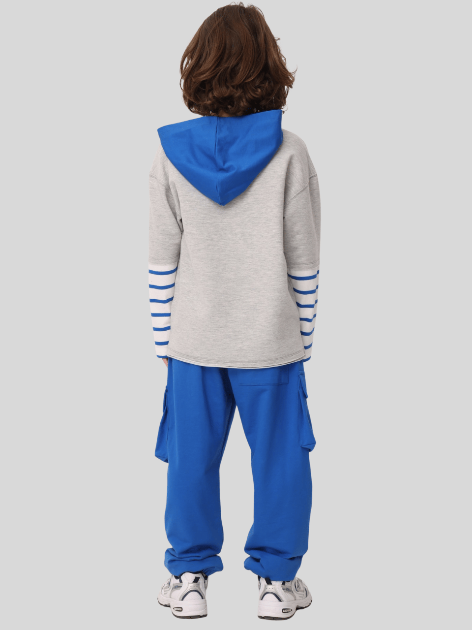 Jena Erkek Çocuk Social Sweatshirt 3-8 Yaş Gri