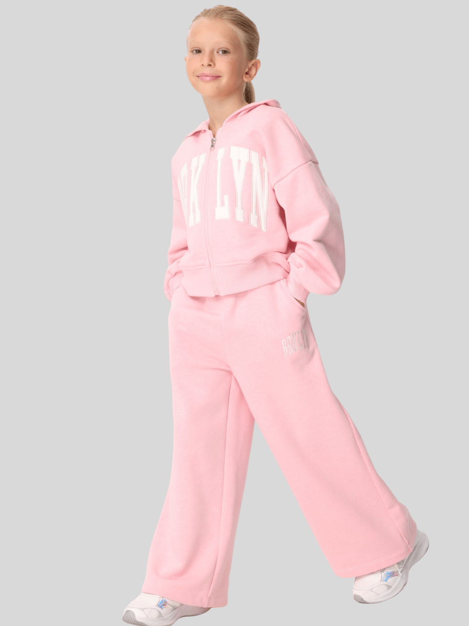 Jena Kız Çocuk Eşofman Takım 3-8 Yaş Pembe