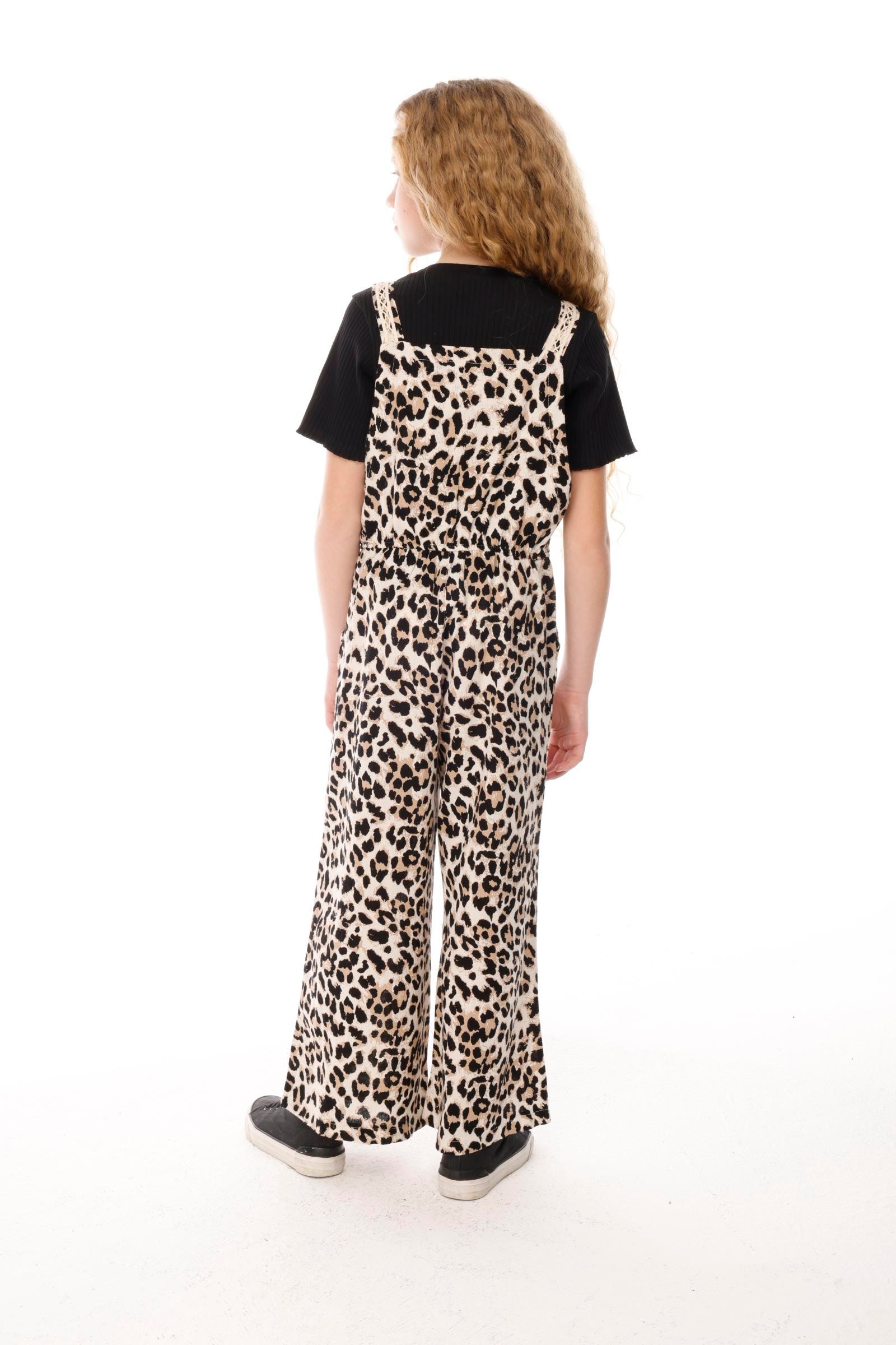 Jena Kız Çocuk Leopar Salopet 7-14 Yaş KARMA