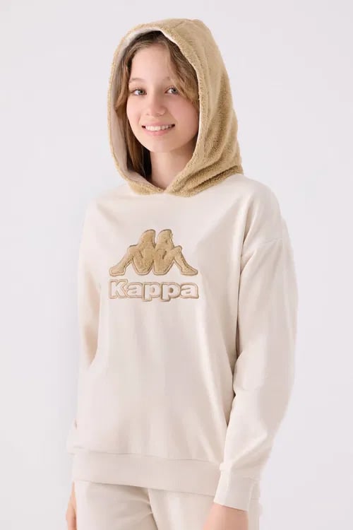 Kappa Kız Çocuk Sweatshirt 6-16 Yaş BEJ