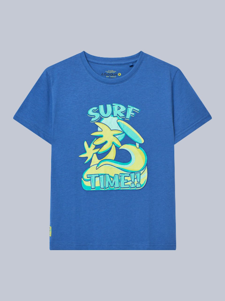 Losan Erkek Çocuk Baskılı Tshirt 4-8 Yaş İndigo