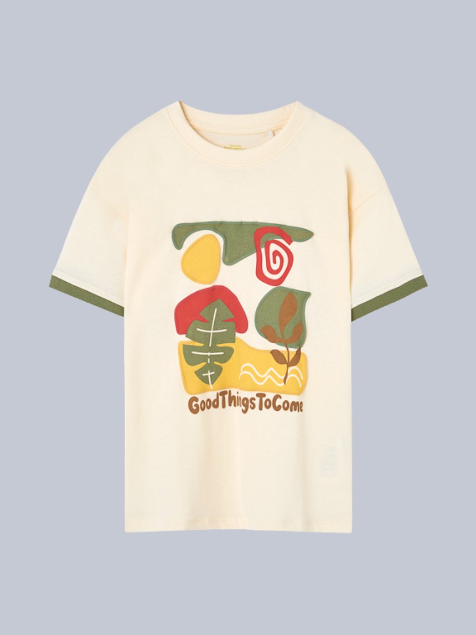 Losan Erkek Çocuk Baskılı Tshirt 5-8 Yaş Ekru