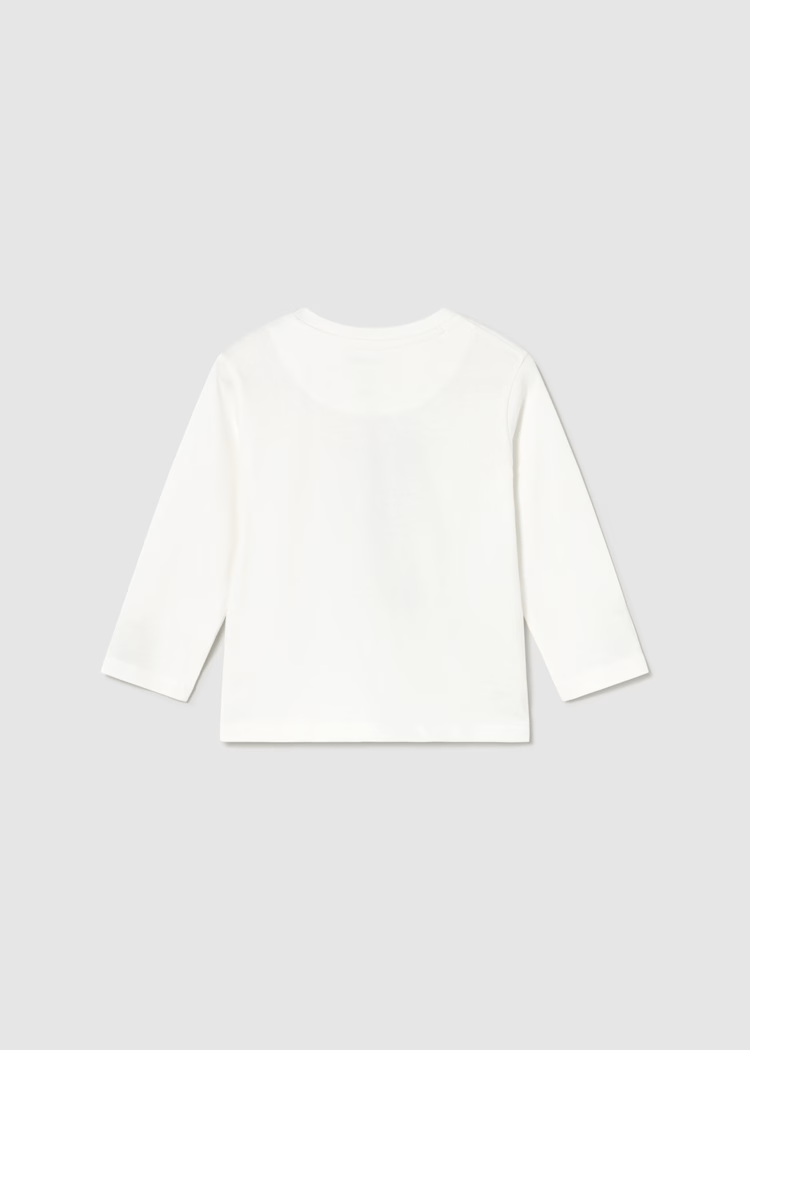 Mayoral Erkek Bebek Ayı Baskılı Sweatshirt 1-3 Yaş Ekru