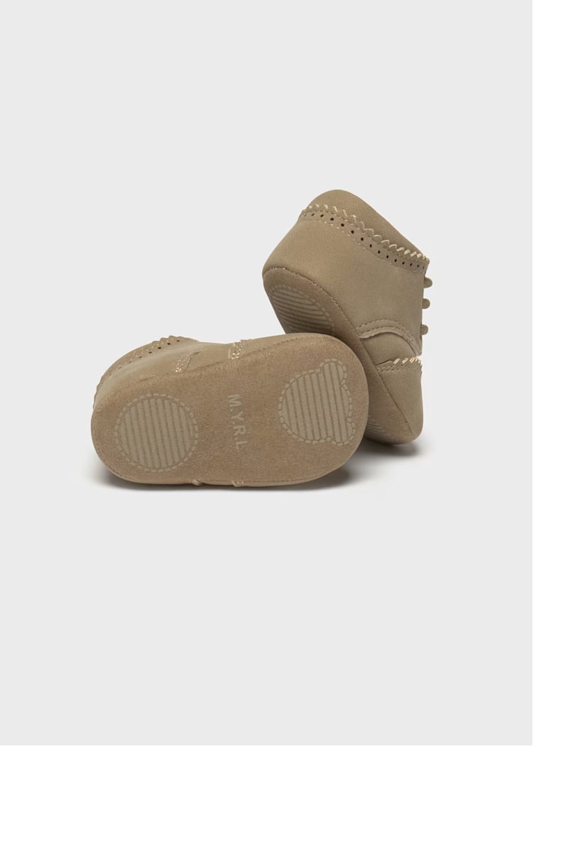 Mayoral Erkek Bebek Yenidoğan Bağcıklı Ayakkabı 18-19 Numara Bej