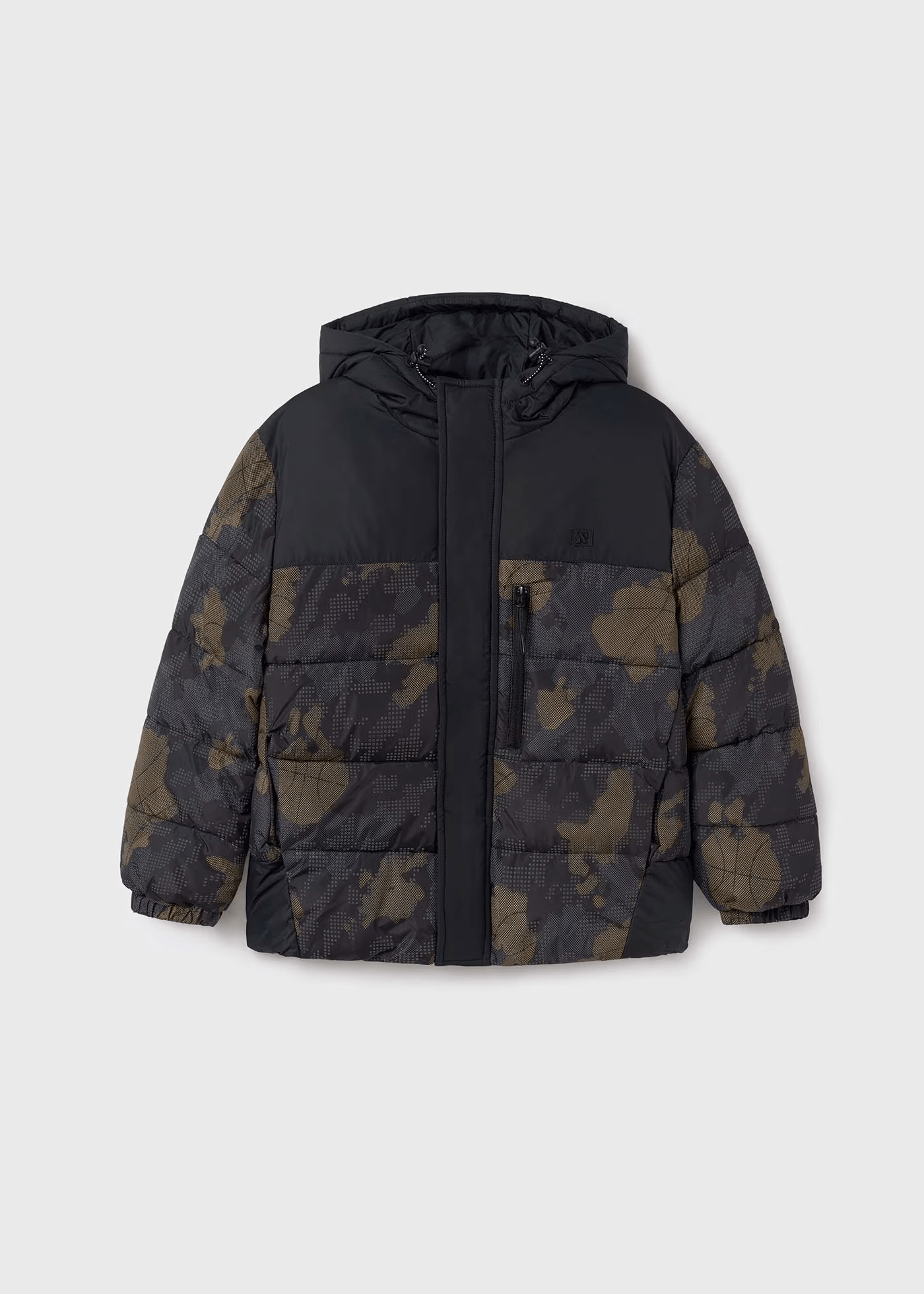 Mayoral Erkek Çocuk Baskılı Mont 10-14 Yaş SİYAH