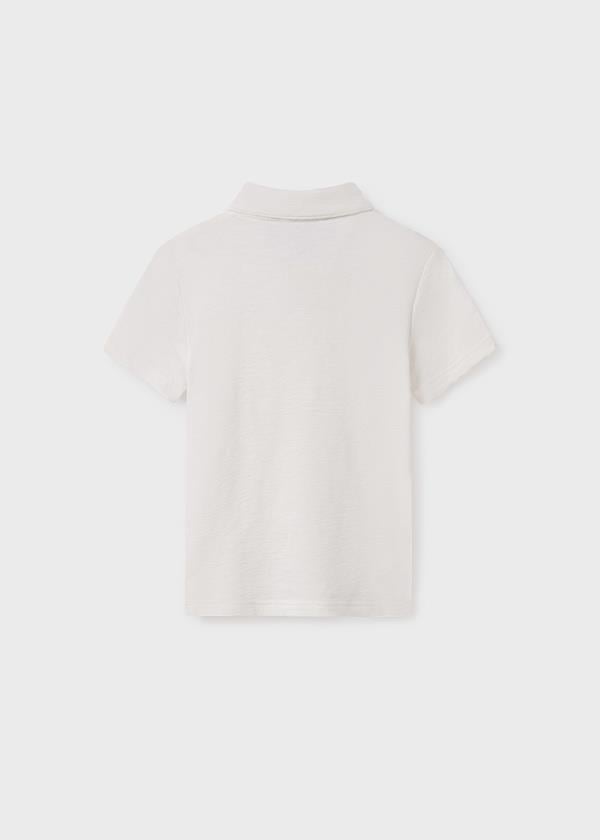 Mayoral Erkek Çocuk Ceplo Polo Tshirt 10-14 Yaş Beyaz
