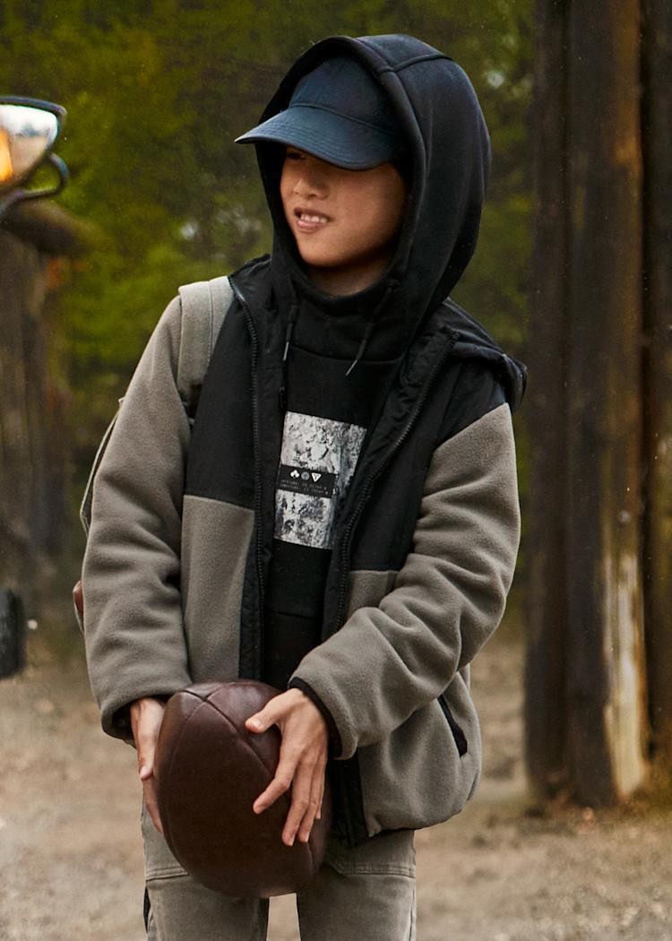 Mayoral Erkek Çocuk Çift Taraflı Mont 10-14 Yaş Siyah