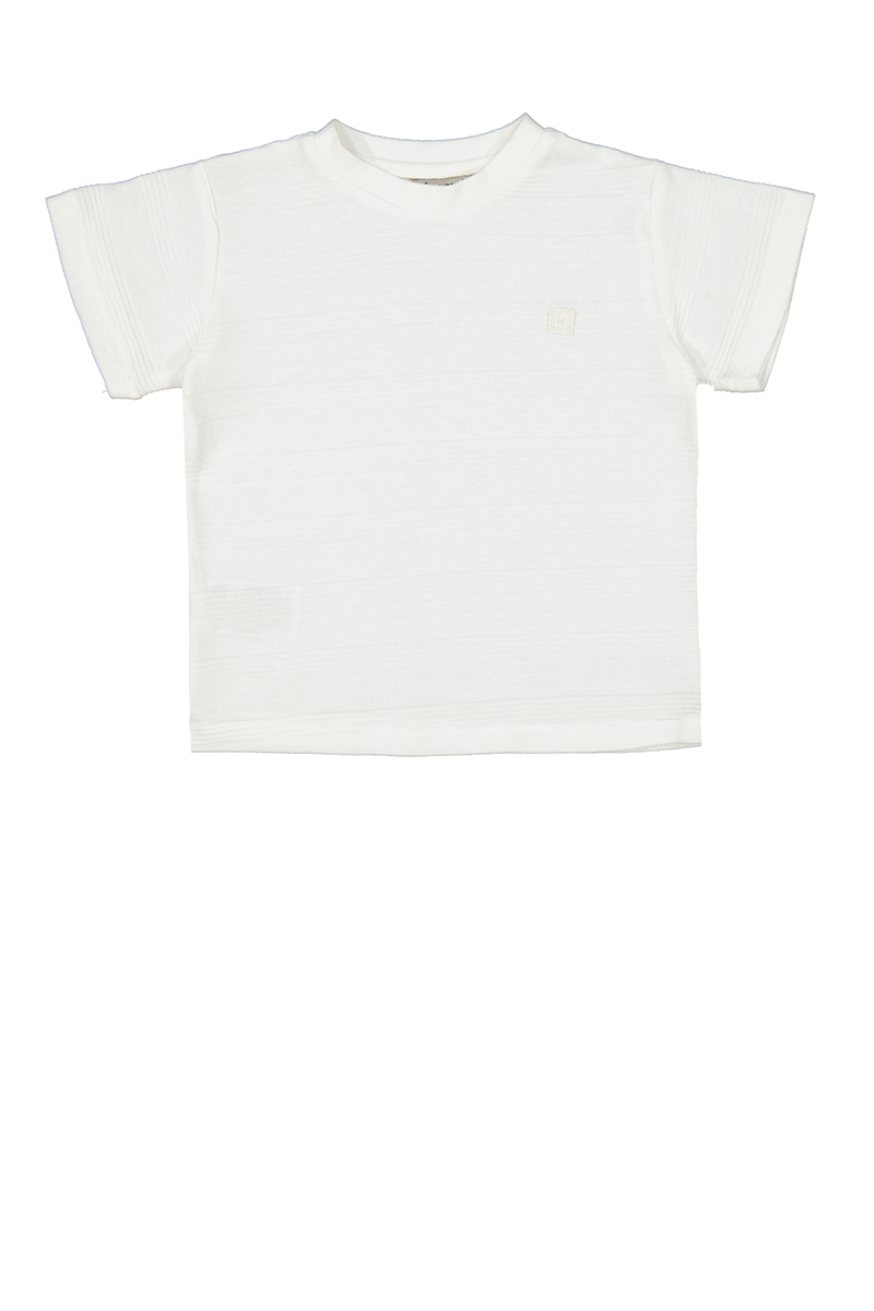 Mayoral Erkek Çocuk Düz Tshirt 4-10 Yaş Krem