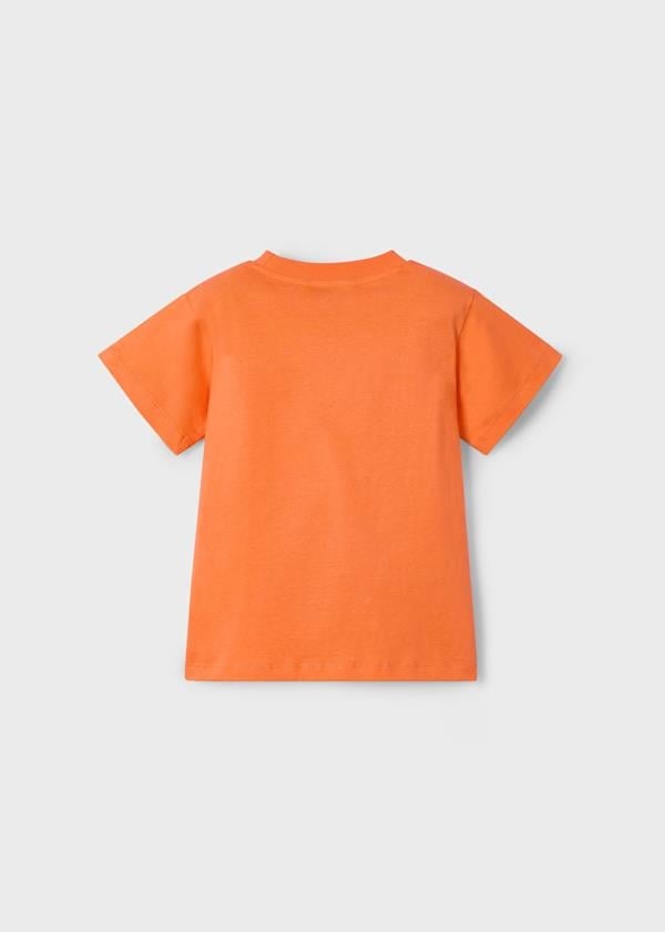 Mayoral Erkek Çocuk Geometrik desenli 3'lü Şortlu Takım 4-8 Yaş Turuncu