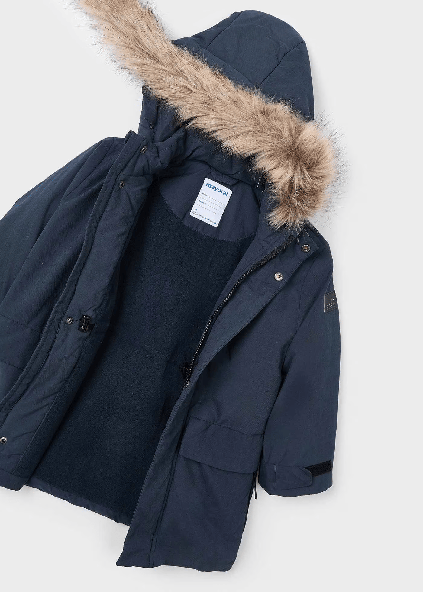 Mayoral Erkek Çocuk Parka 4-8 Yaş LACİVERT