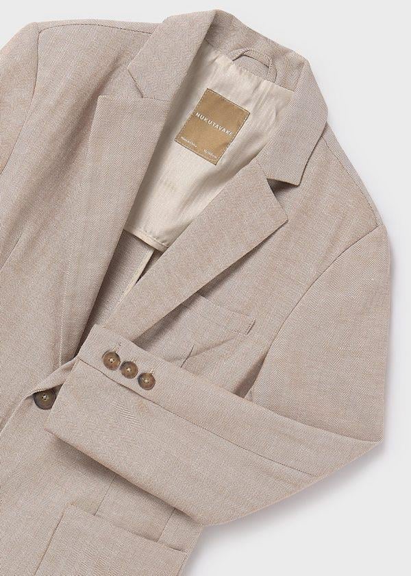 Mayoral Erkek Çocuk Spor Ceket 10-14 Yaş Krem