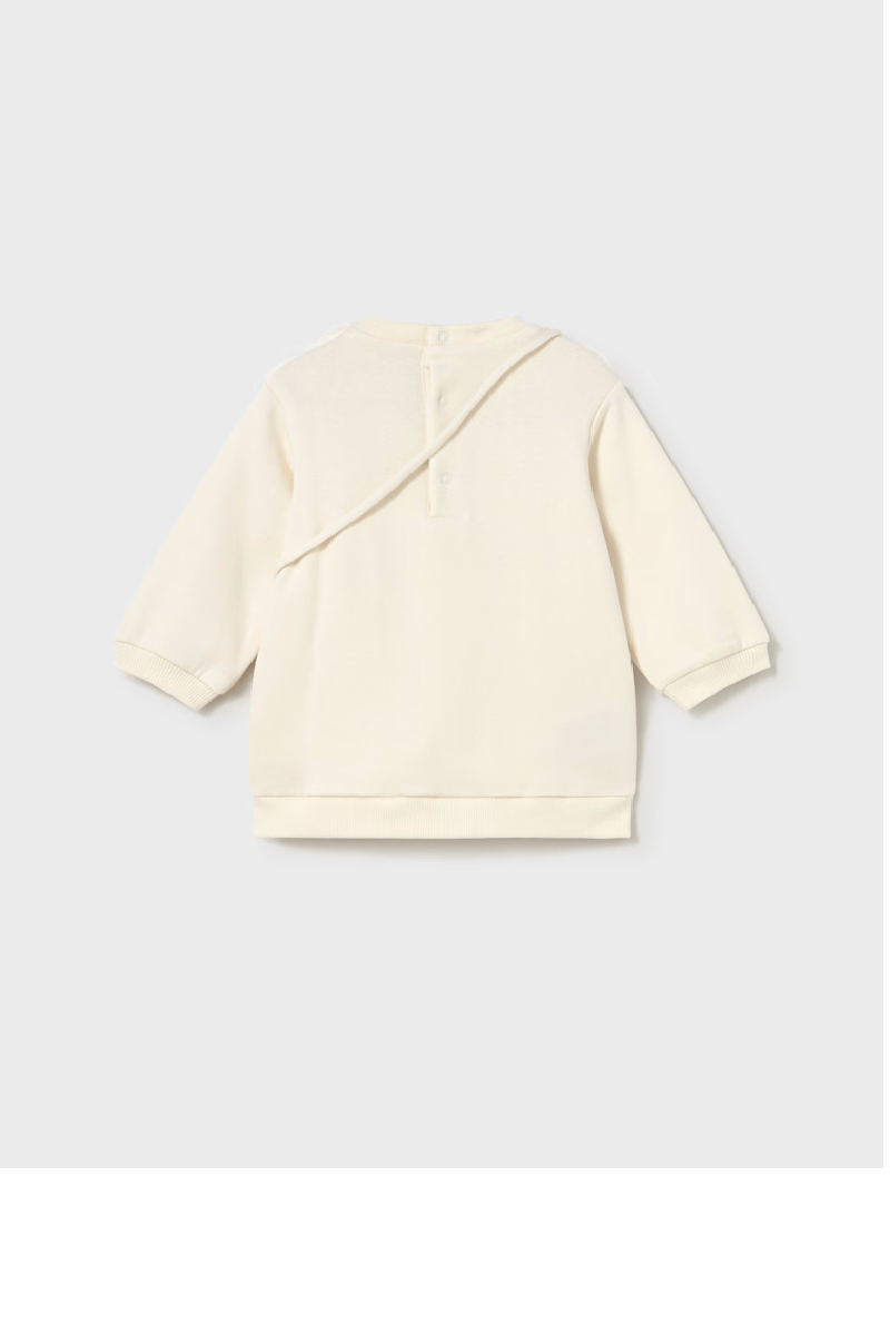 Mayoral Kız Bebek Çantalı Elbise 18-36 Ay Ekru