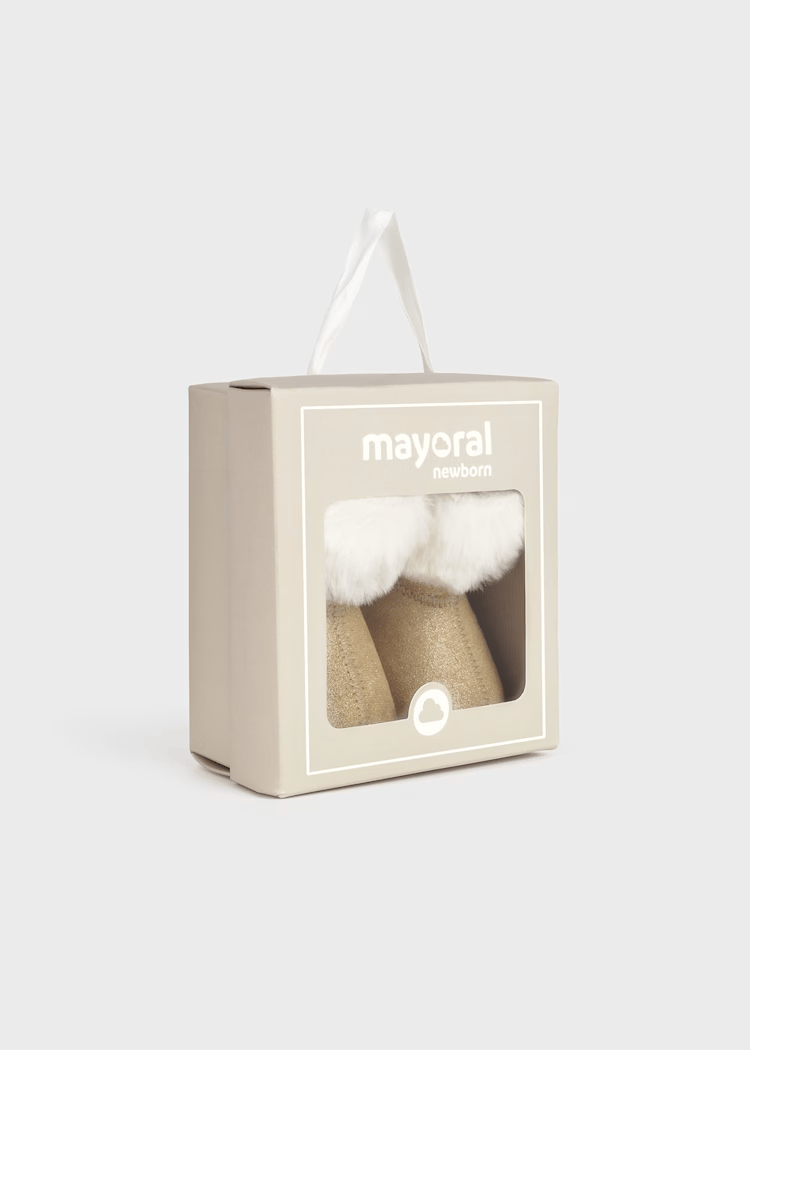 Mayoral Kız Bebek Yenidoğan Bot 17-19 Numara Bej
