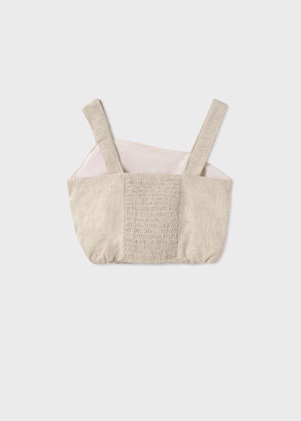 Mayoral Kız Çocuk Asimetrik Bluz 10-14 Yaş Krem