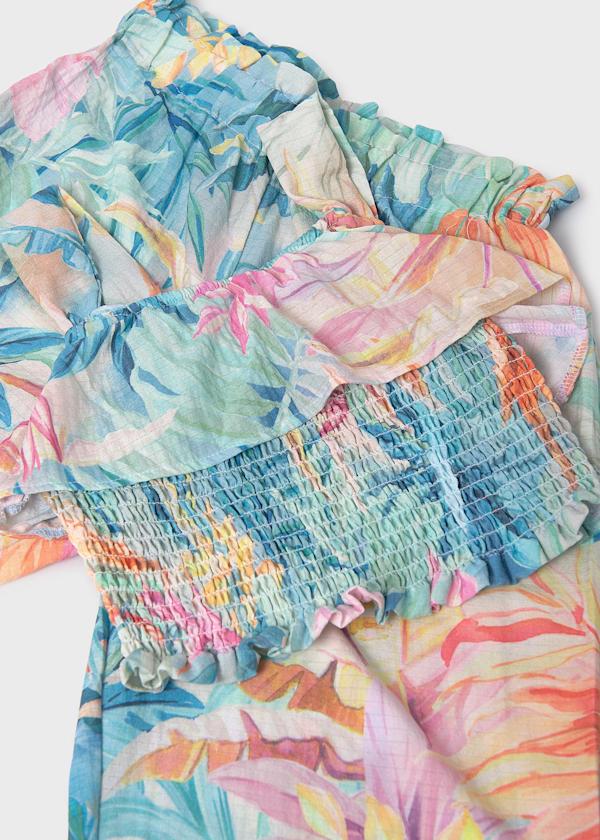 Mayoral Kız Çocuk Baskılı Pantolonlu Takım 10-14 Yaş Pembe