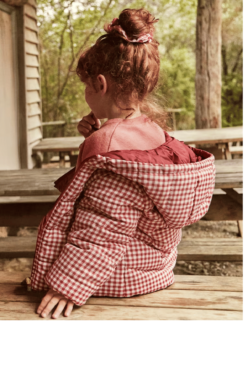 Mayoral Kız Çocuk Çift Taraflı Mont 4-8 Yaş Kırmızı