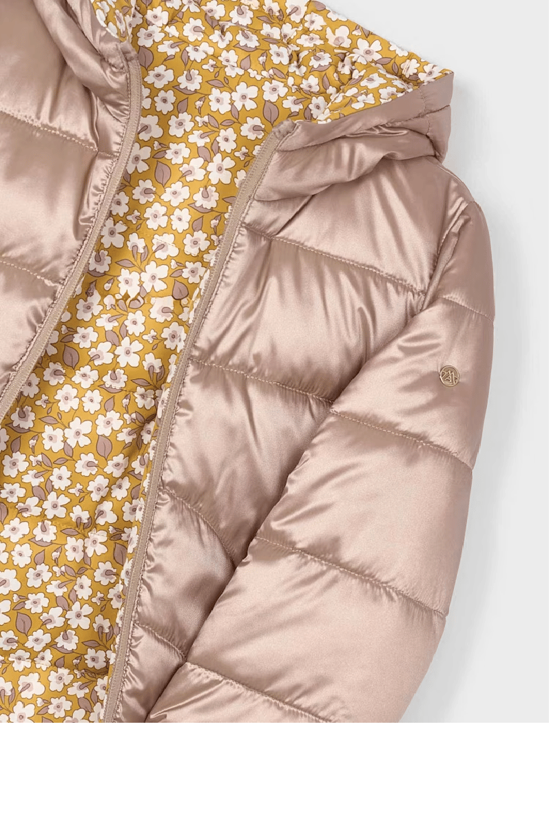 Mayoral Kız Çocuk Çift Taraflı Mont 4-8 Yaş Kahve