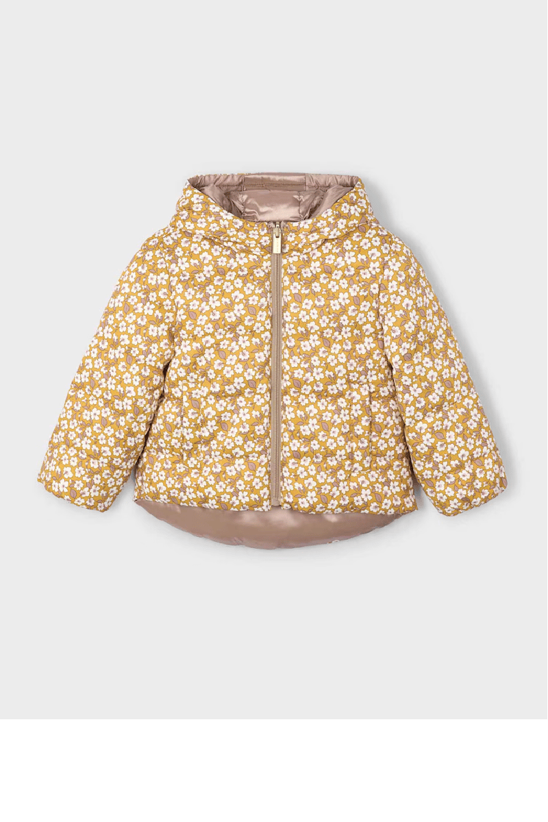 Mayoral Kız Çocuk Çift Taraflı Mont 4-8 Yaş Kahve