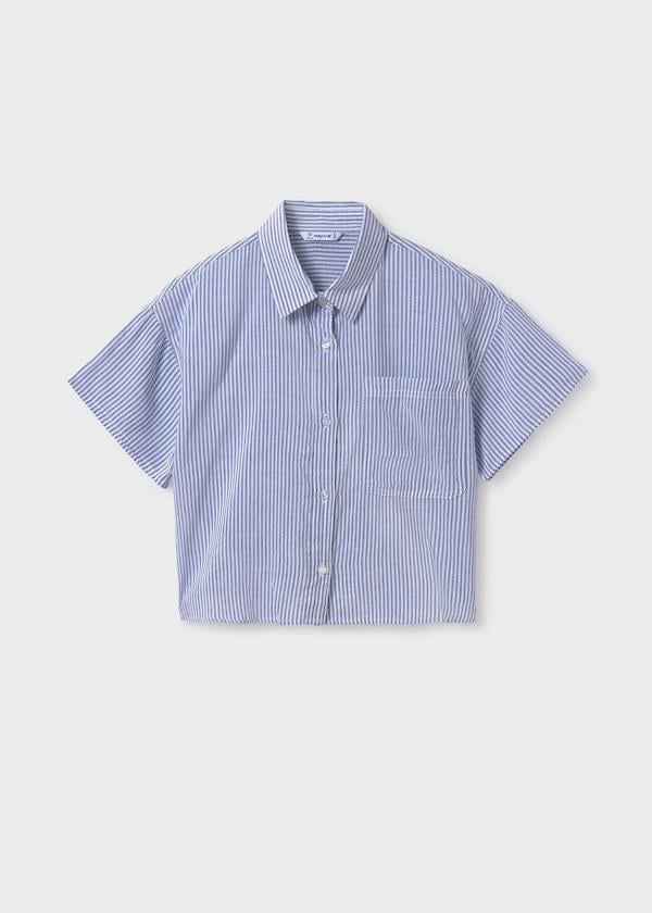 Mayoral Kız Çocuk Cizgili 2'li Gömlek 10-14 Yaş Mavi