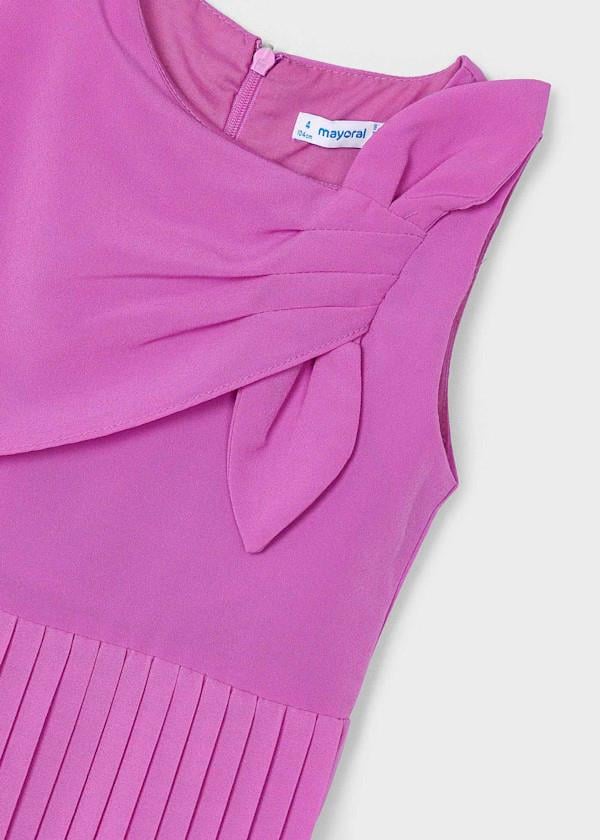 Mayoral Kız Çocuk Fiyonklu Tulum 6-10 Yaş Pembe