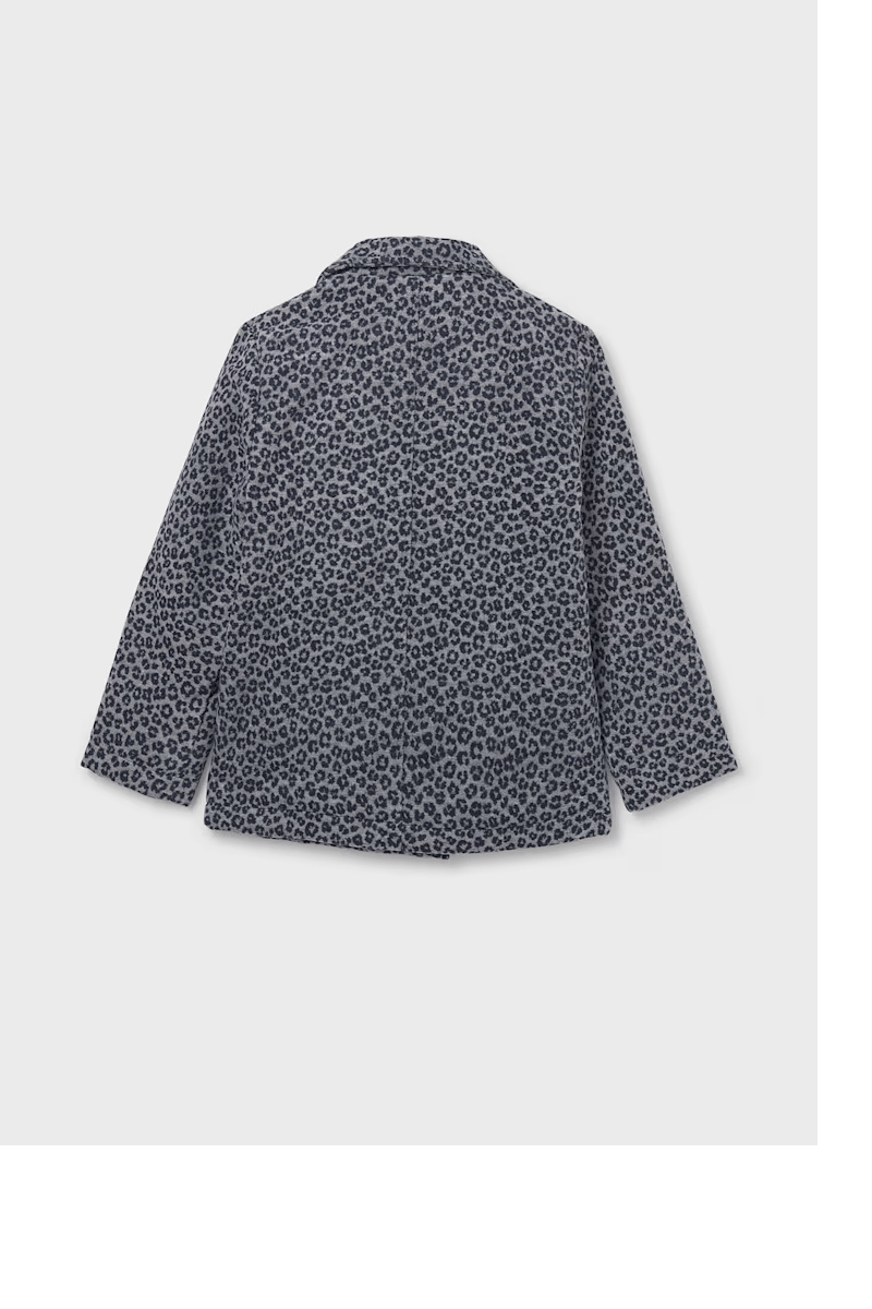 Mayoral Kız Çocuk Jakarlı Kaban 10-14 Yaş Gri