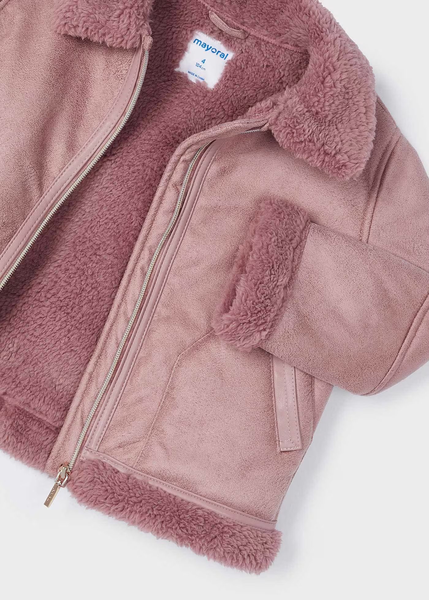 Mayoral Kız Çocuk Mont 5-9 Yaş PEMBE