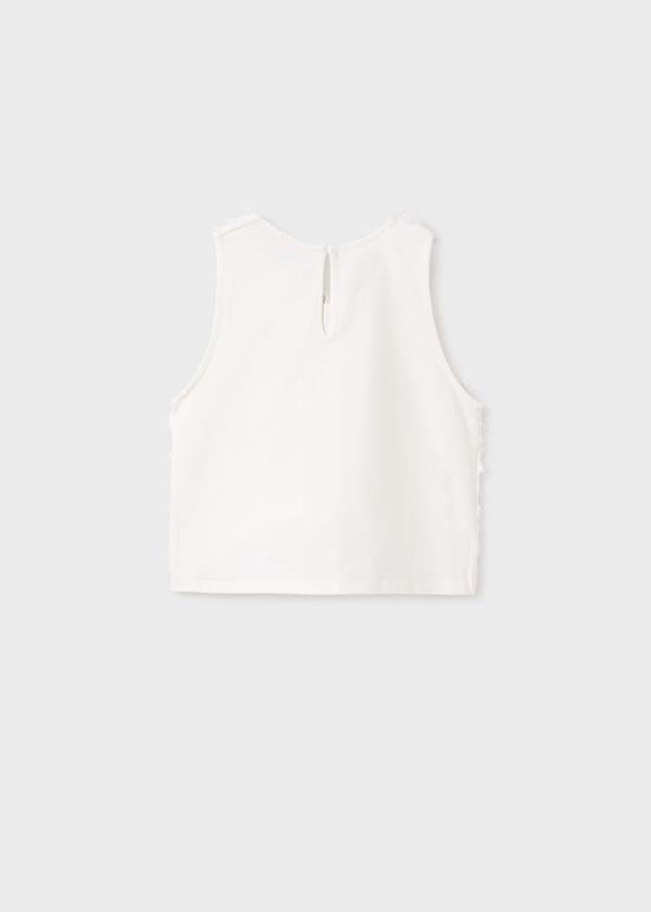 Mayoral Kız Çocuk Şık Bluz 10-14 Yaş Beyaz