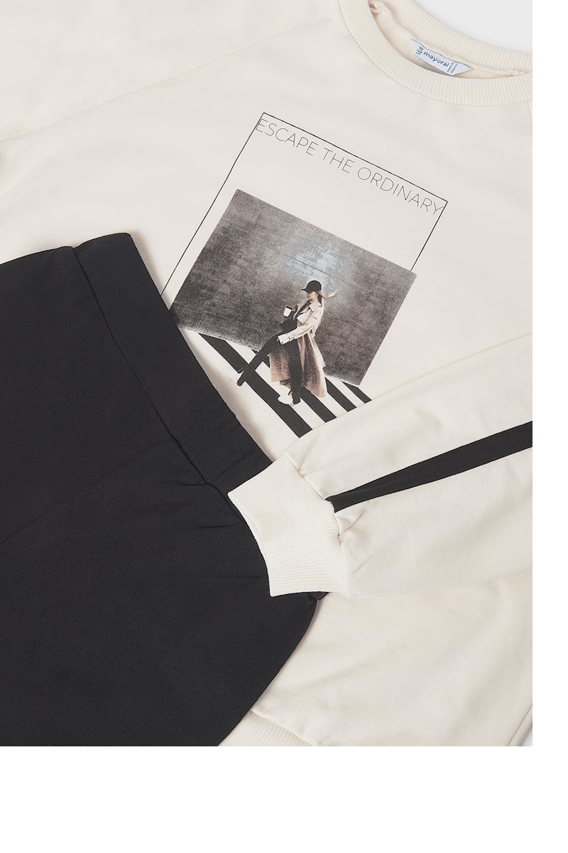 Mayoral Kız Çocuk Taytlı Takım 10-14 Yaş Siyah