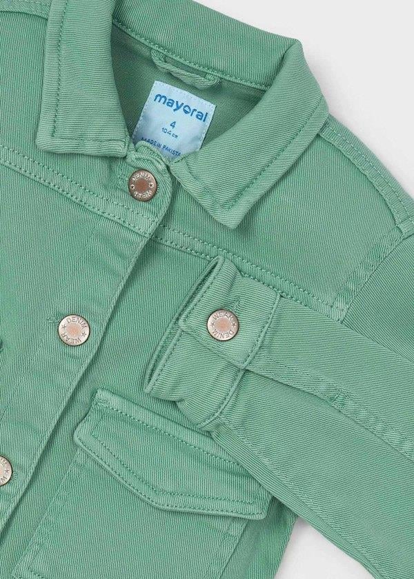 Mayoral Kız Çocuk Twill Ceket 4-8 Yaş Yeşil
