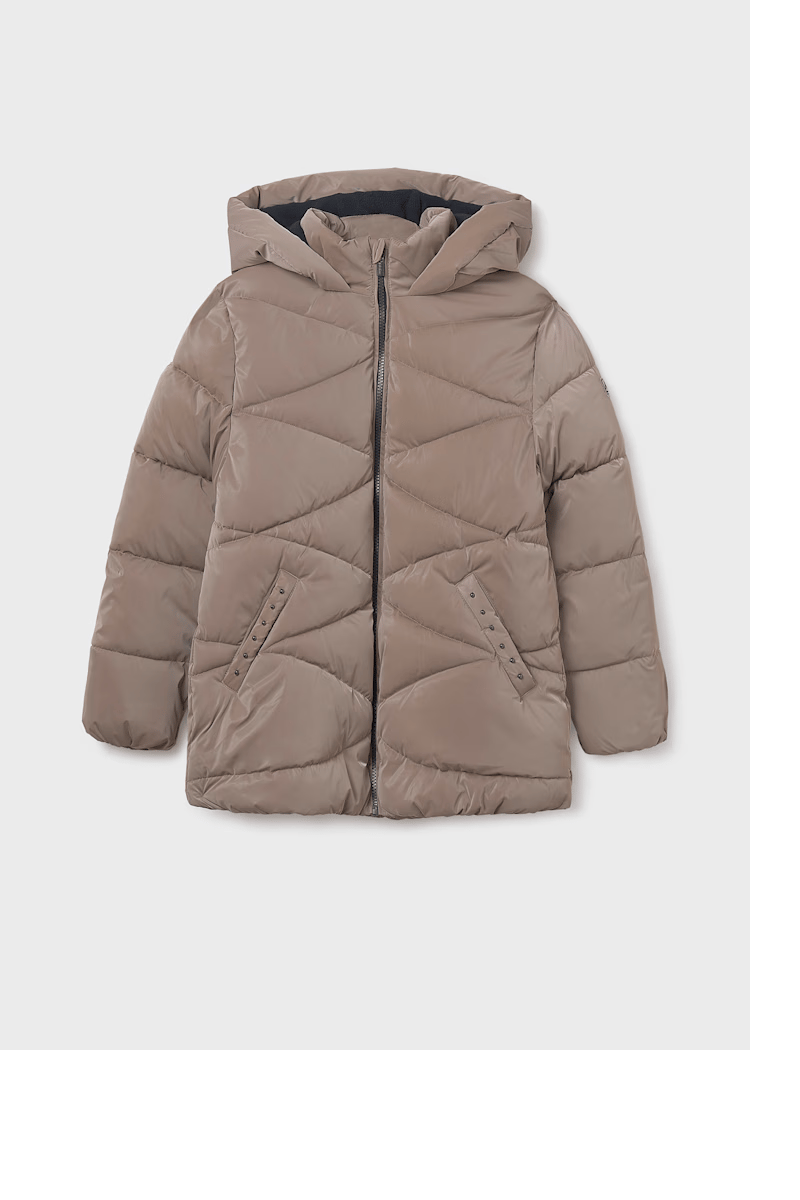 Mayoral Kız Çocuk Uzun Mont 10-16 Yaş Kahve