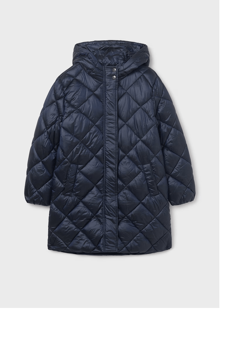 Mayoral Kız Çocuk Uzun Mont 10-16 Yaş Lacivert