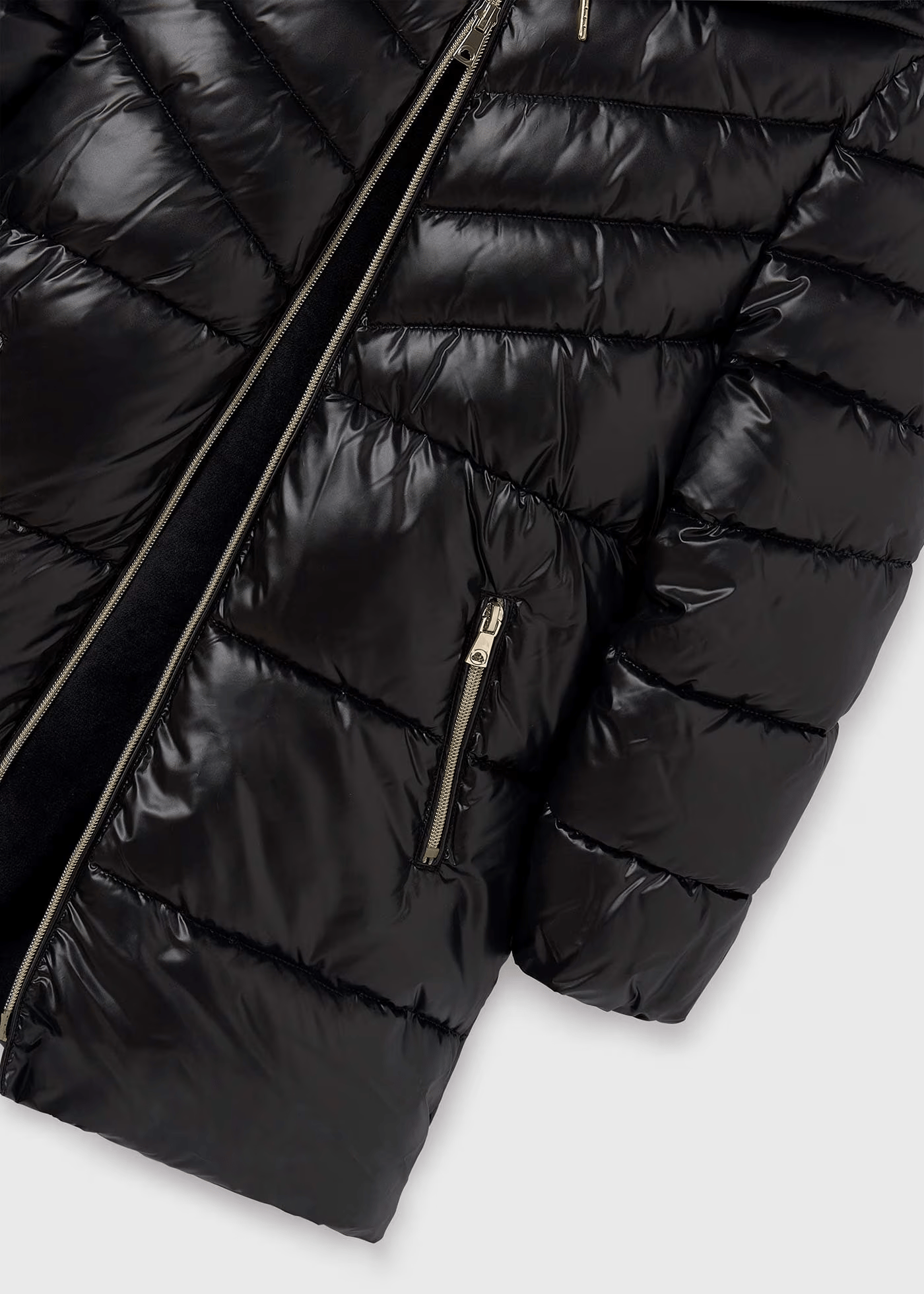 Mayoral Kız Çocuk Uzun Mont 10/16 Yaş SİYAH