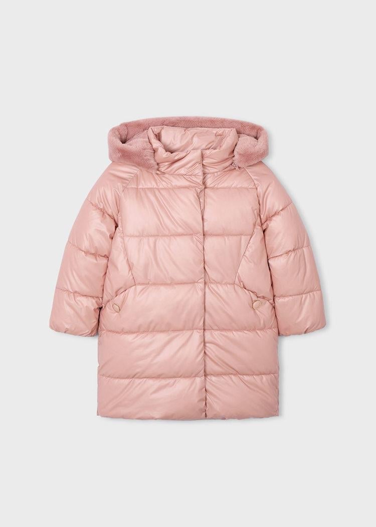 Mayoral Kız Çocuk Uzun Mont 4-10 Yaş Pembe