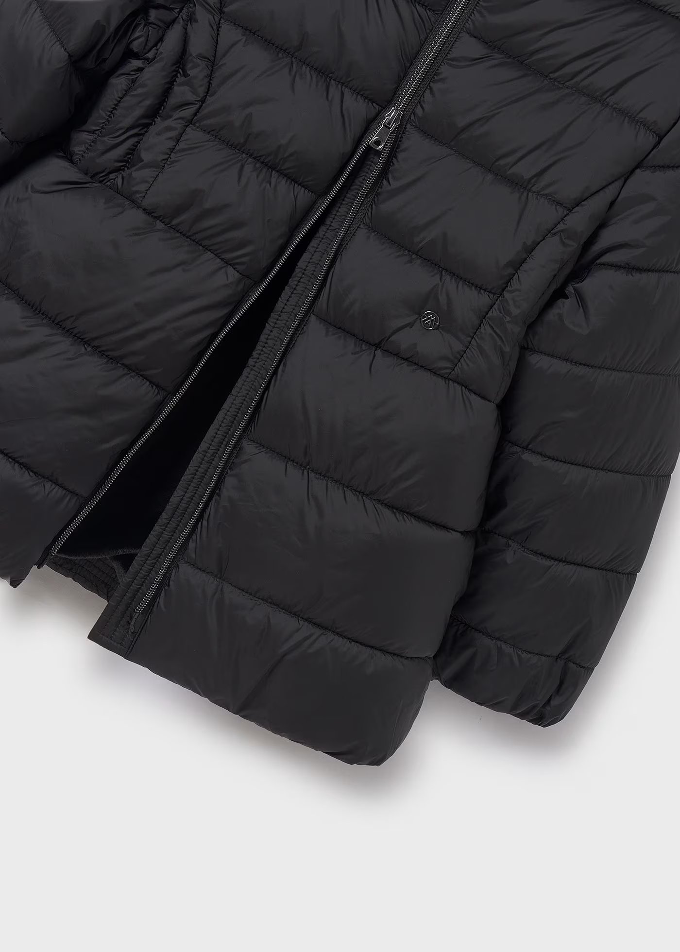 Mayoral Kız Çocuk Uzun Mont Yeşil-Kahve-Siyah 10-16 Yaş 7479 SİYAH