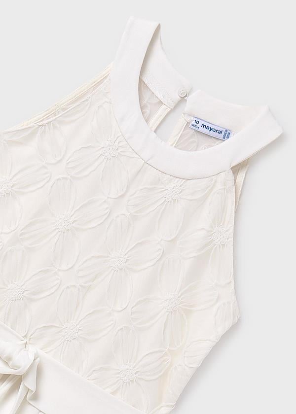 Mayoral Kız Çocuk Uzun Tulum 10-14 Yaş Krem