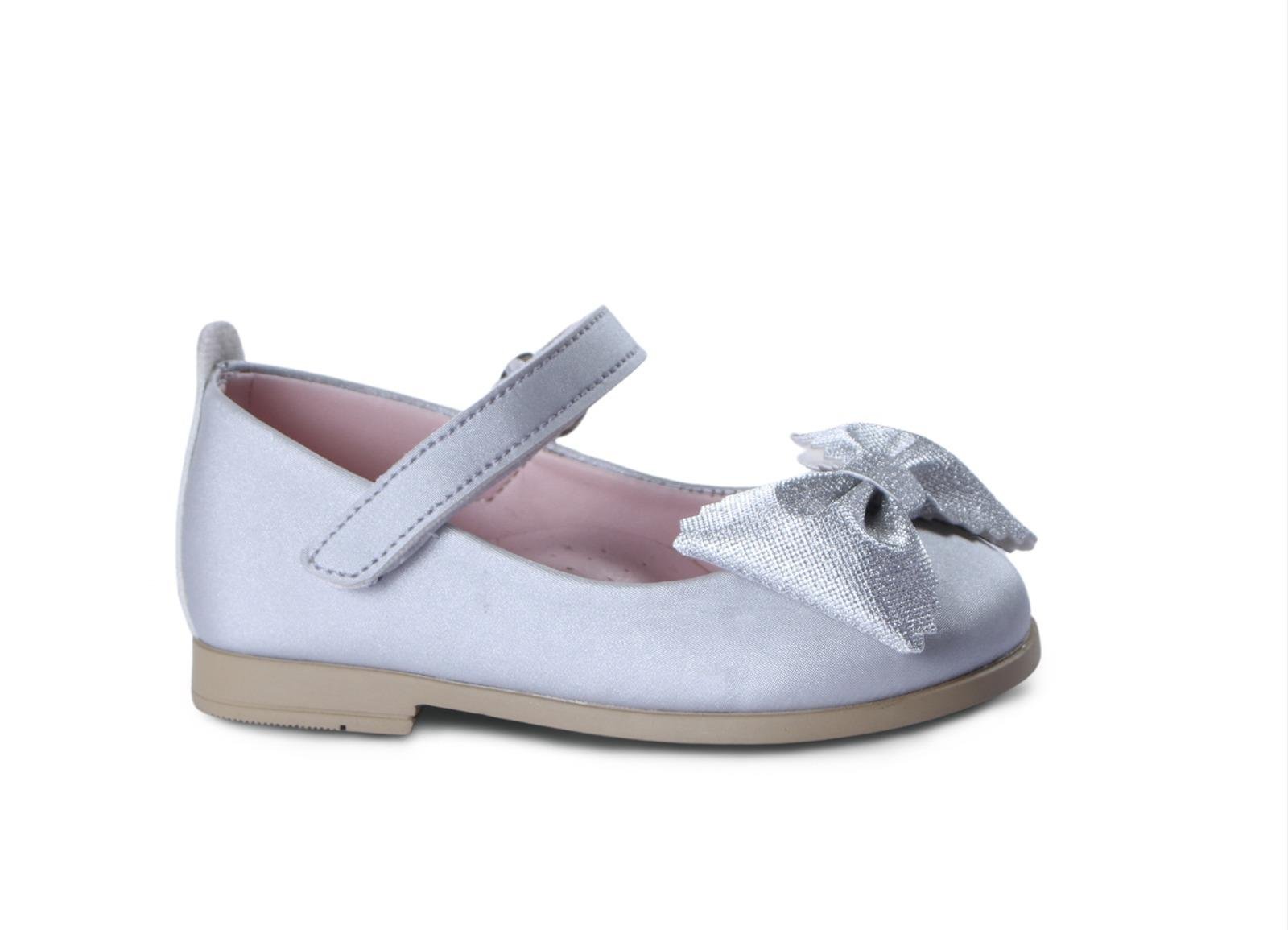 Momy Kız Çocuk Patik Babet Ayakkabı 26-30 Numara Gri